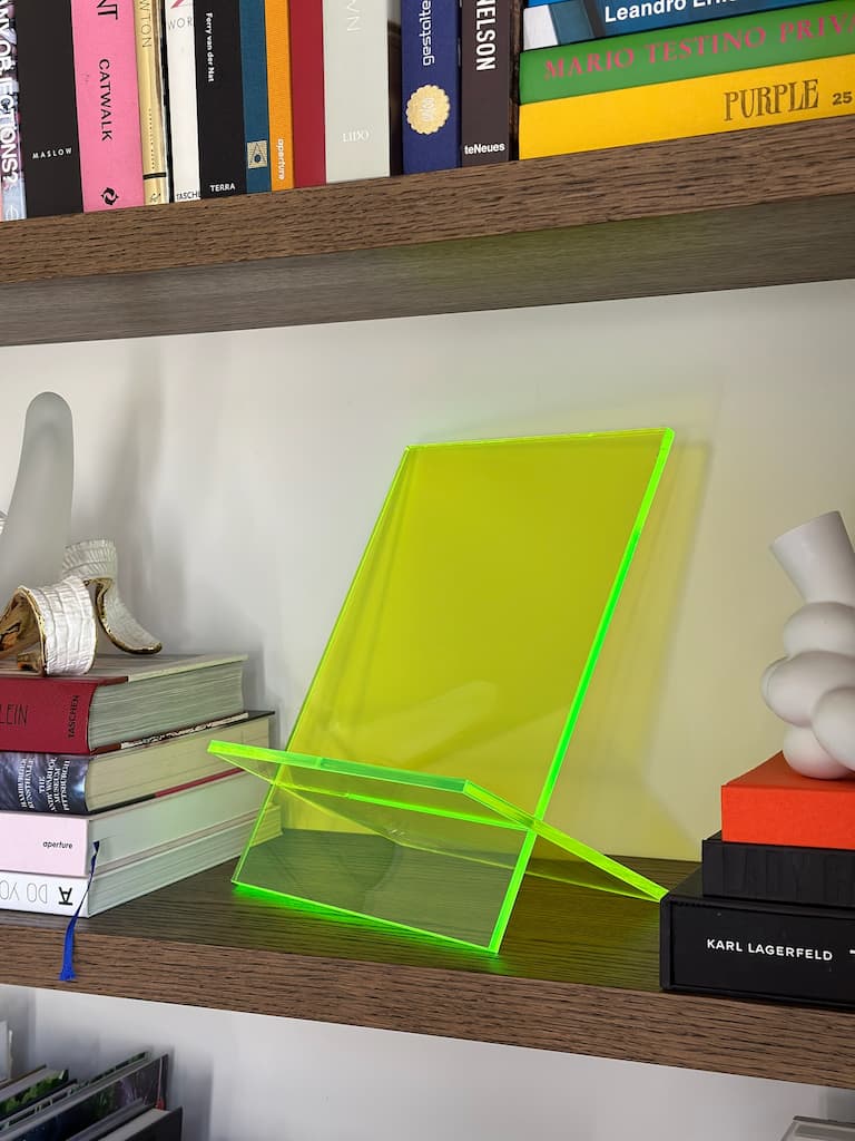 Boekenhouder - Sunny yellow